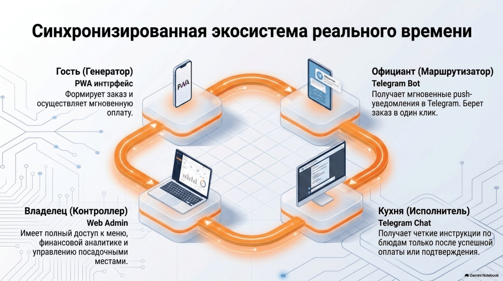 Синхронизированная экосистема реального времени