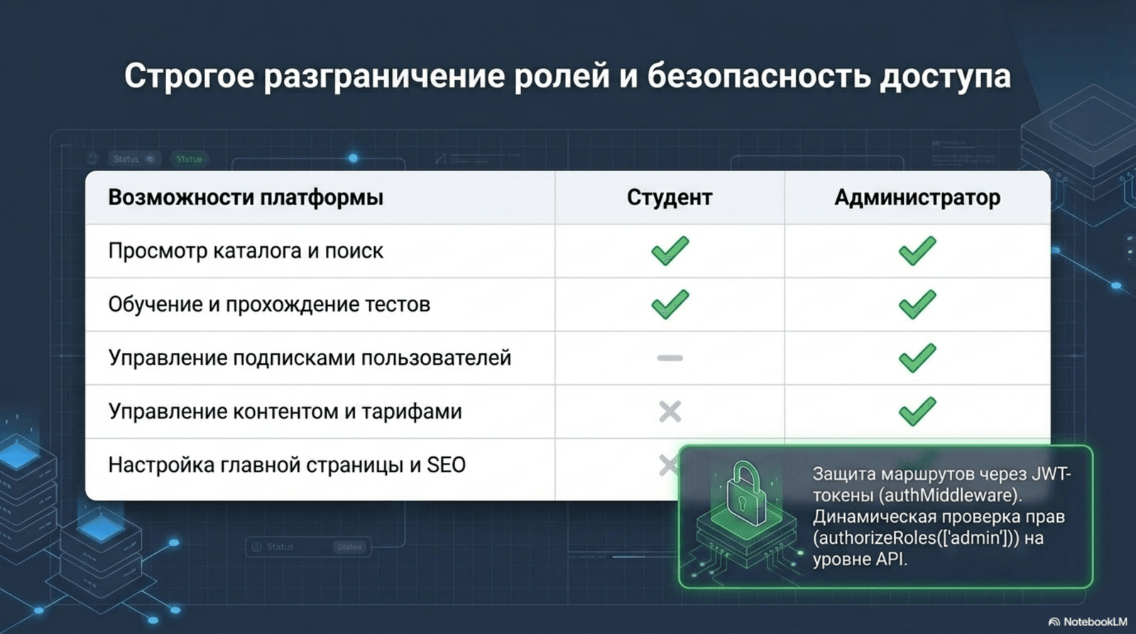 Розмежування ролей і безпека
