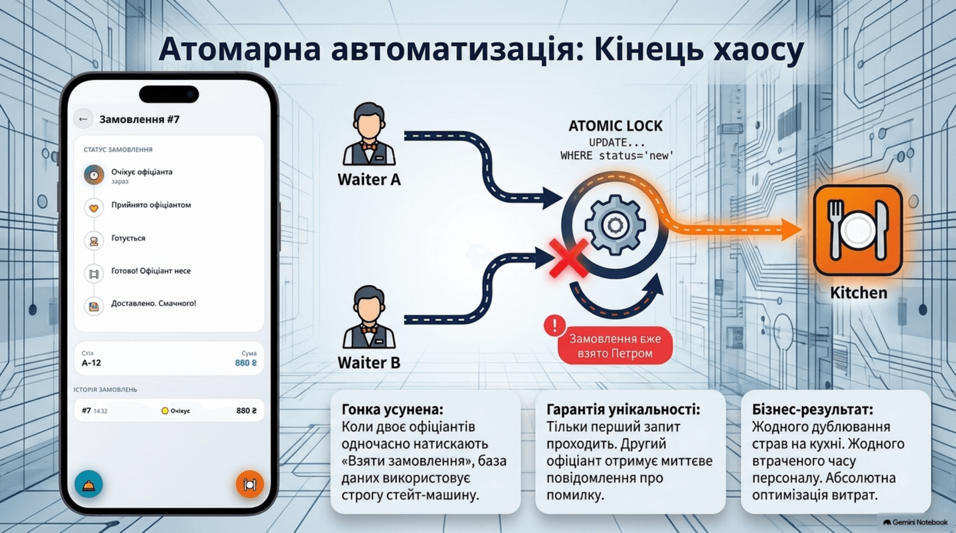 Атомарна автоматизація замовлень