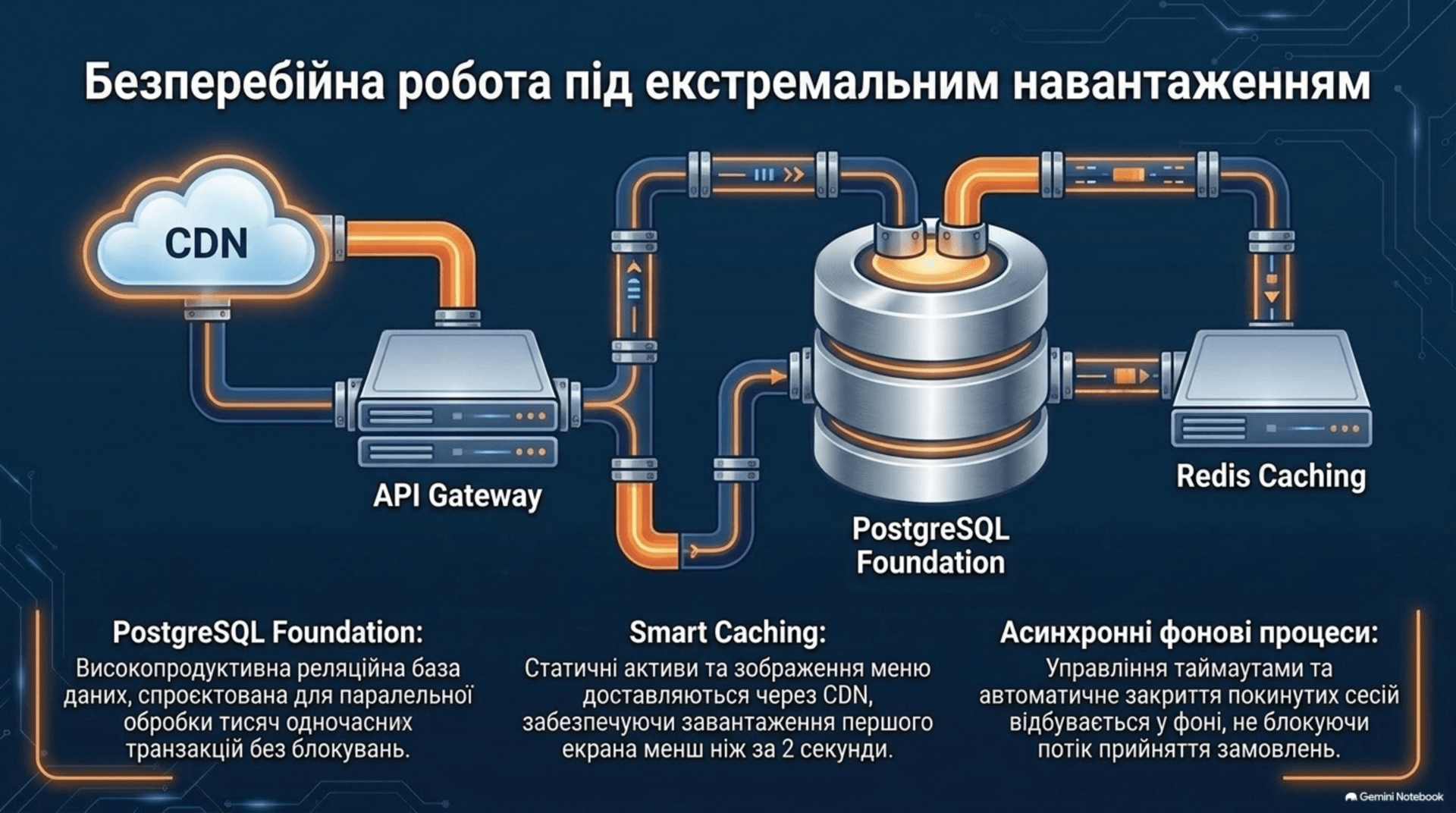 Безперебійна робота під навантаженням